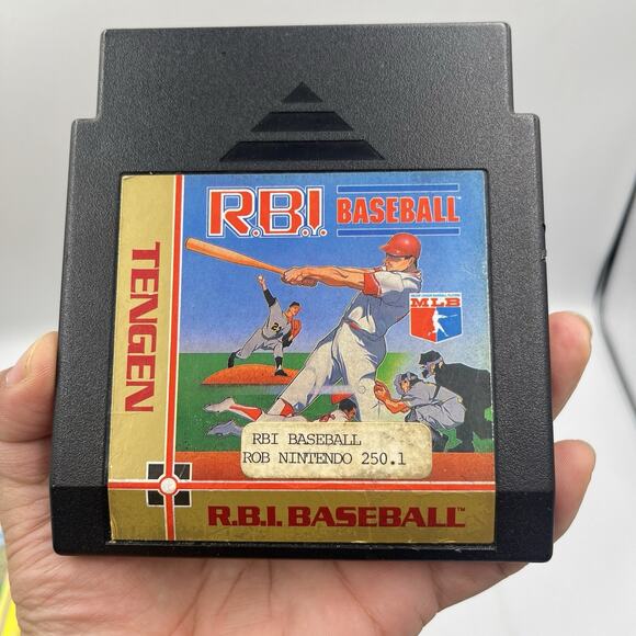 R.B.I. Baseball: Tengen (Nintendo NES) With Box/Sleeve - Picture 4 of 14